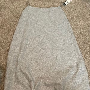 Gray Ralph Lauren Long Skirt - Size 10P - Like New